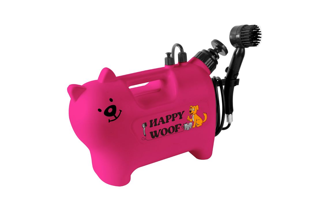 Red Portable Pet Washer Bathing Tool Dog Shower Massage Brush Dog Wash Sprayer