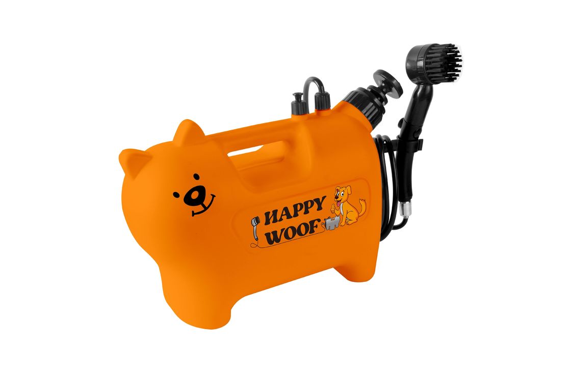 Red Portable Pet Washer Bathing Tool Dog Shower Massage Brush Dog Wash Sprayer