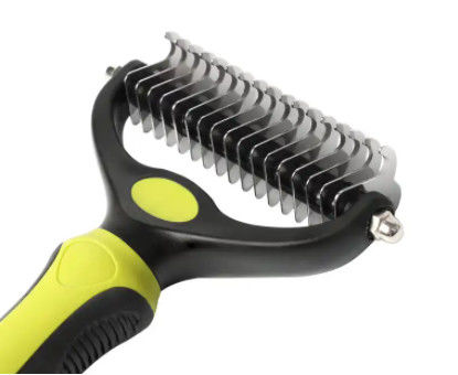 Stainless Steel Pet Grooming Brush Massage Dematting Double Sided Pet Cleaning Hair Removal Comb