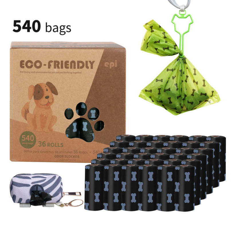 Custom Cornstarch Dog Poop Bag 100% Biodegradable Eco Friendly Compostable Poop Bag
